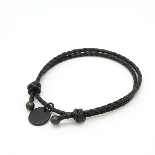 Bottega Veneta Intrecciato Leather Bracelet 339580