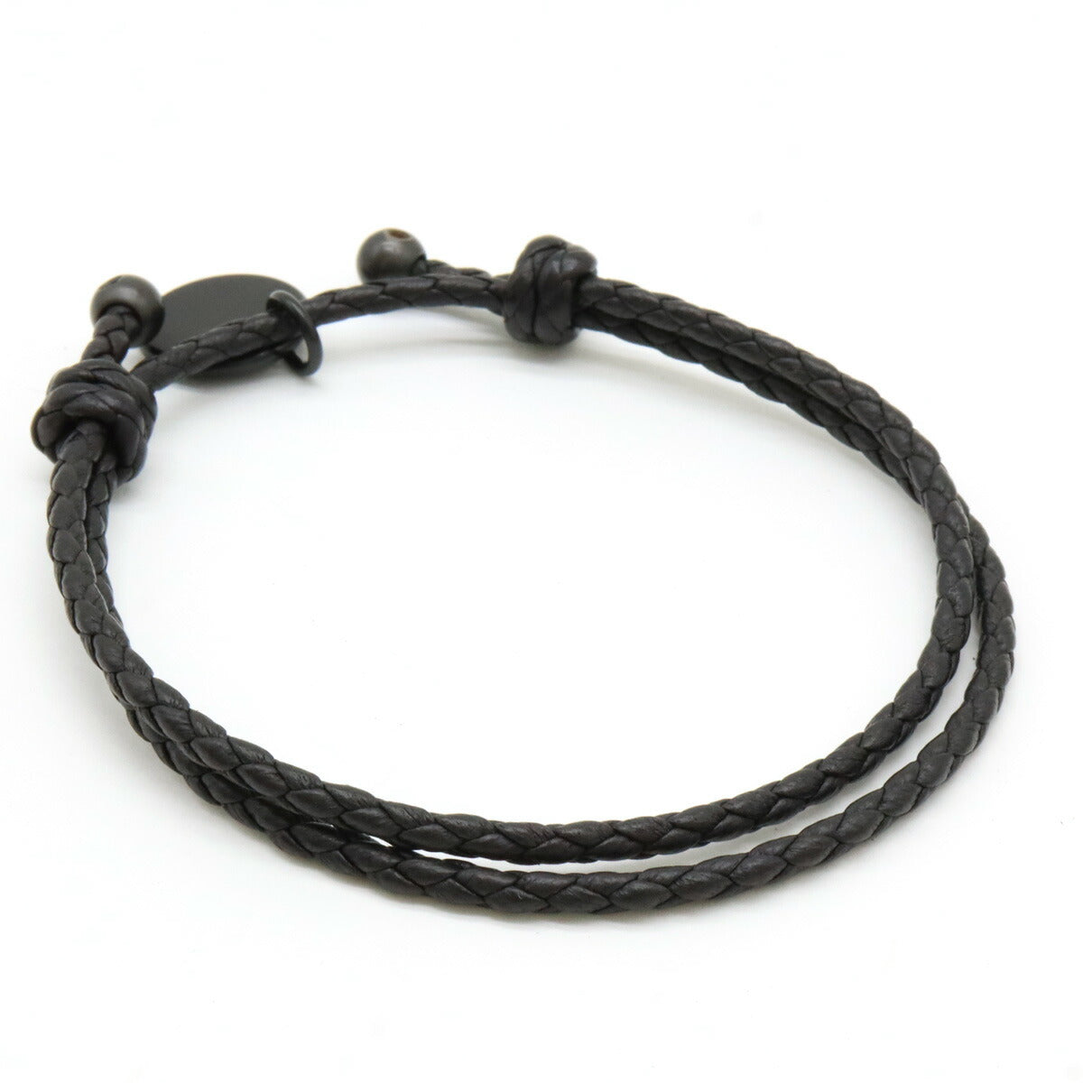 Bottega Veneta Intrecciato Leather Bracelet 339580