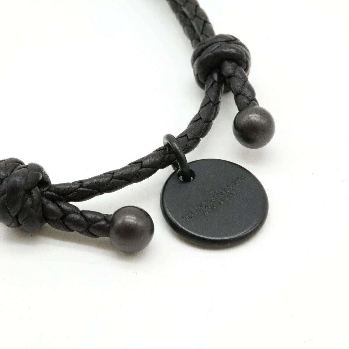 Bottega Veneta Intrecciato Leather Bracelet 339580