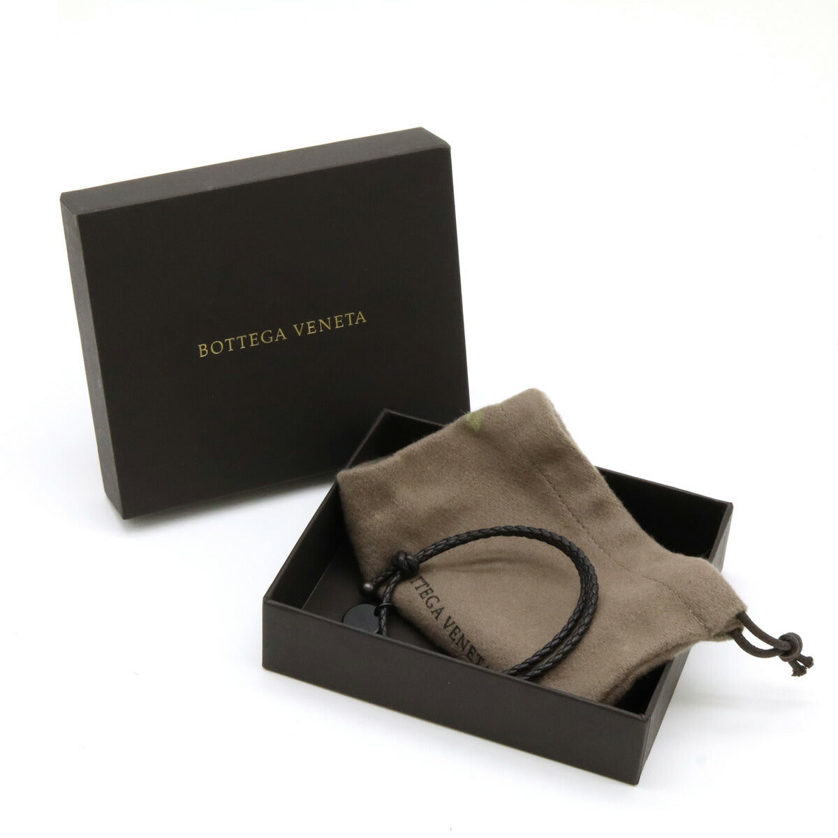 Bottega Veneta Intrecciato Leather Bracelet 339580