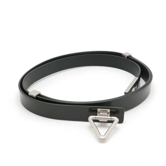 Bottega Veneta Enamel Leather Triangle Belt