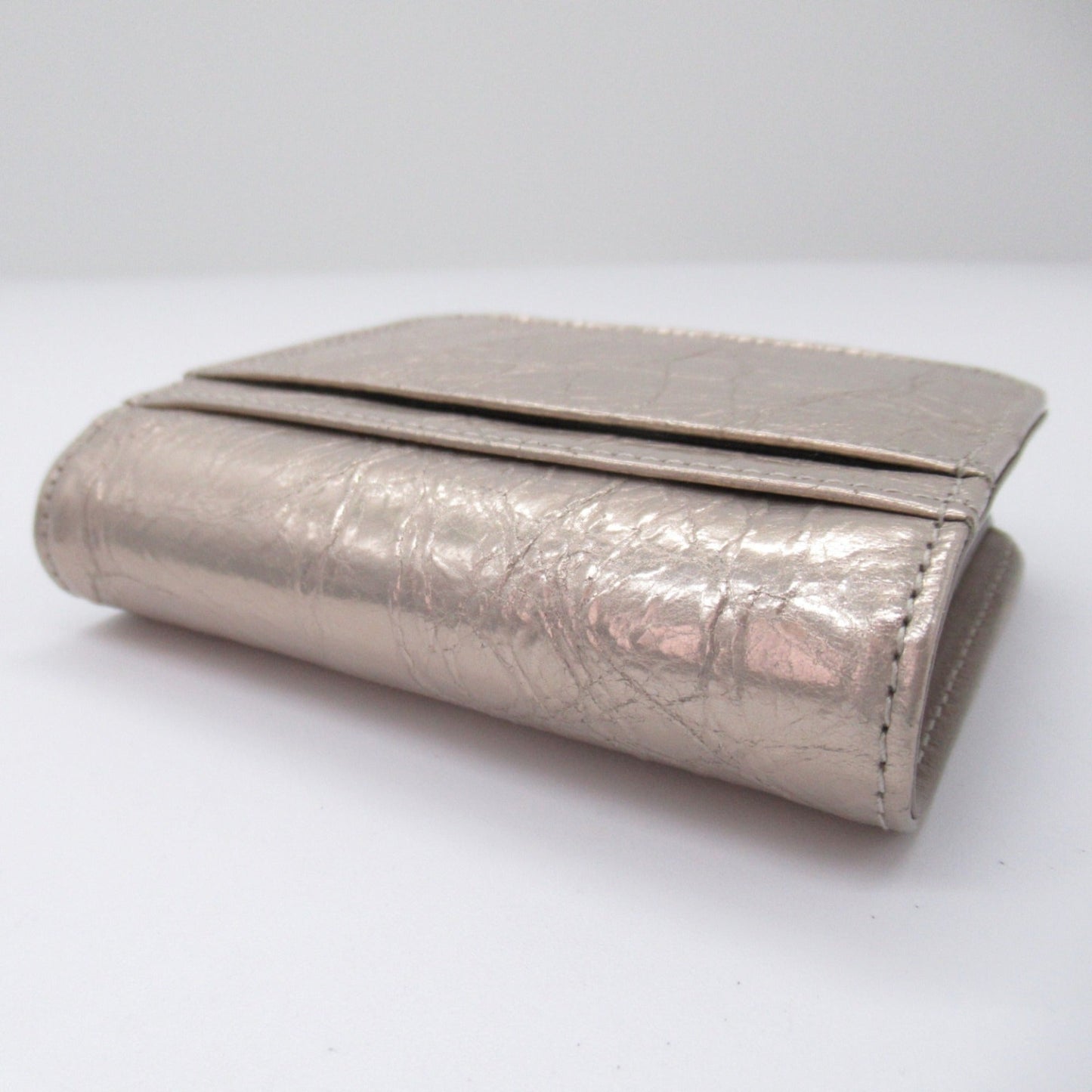 Balenciaga  Leather Middle Wallet (Bi-Fold)