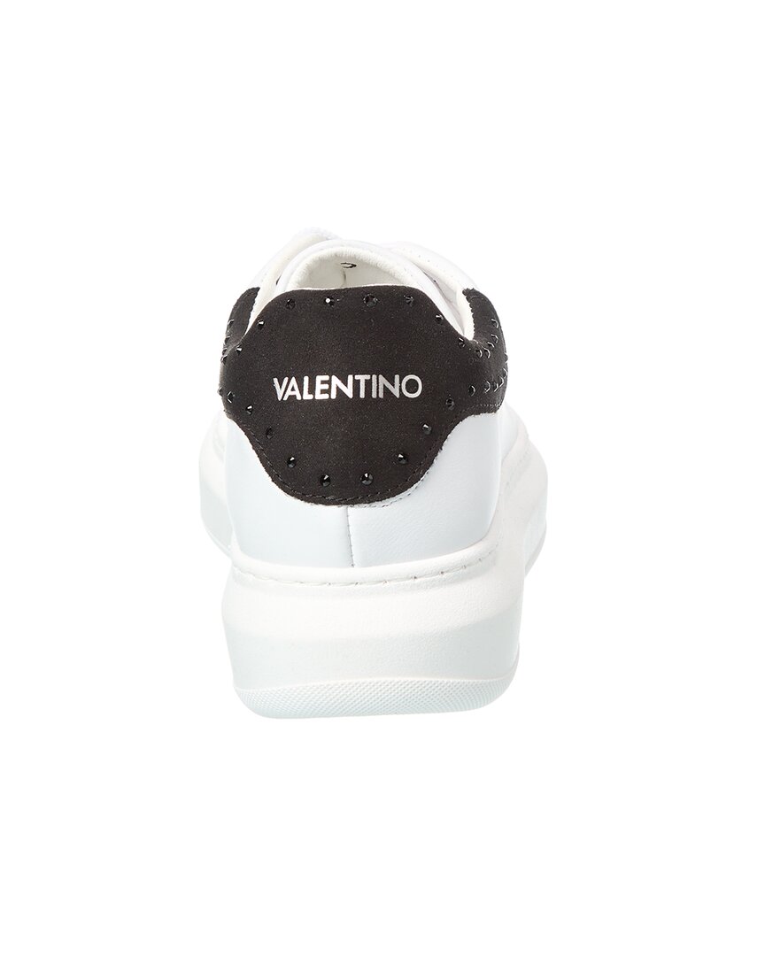 Valentino By Mario Valentino Fresia Stone Leather Sneaker