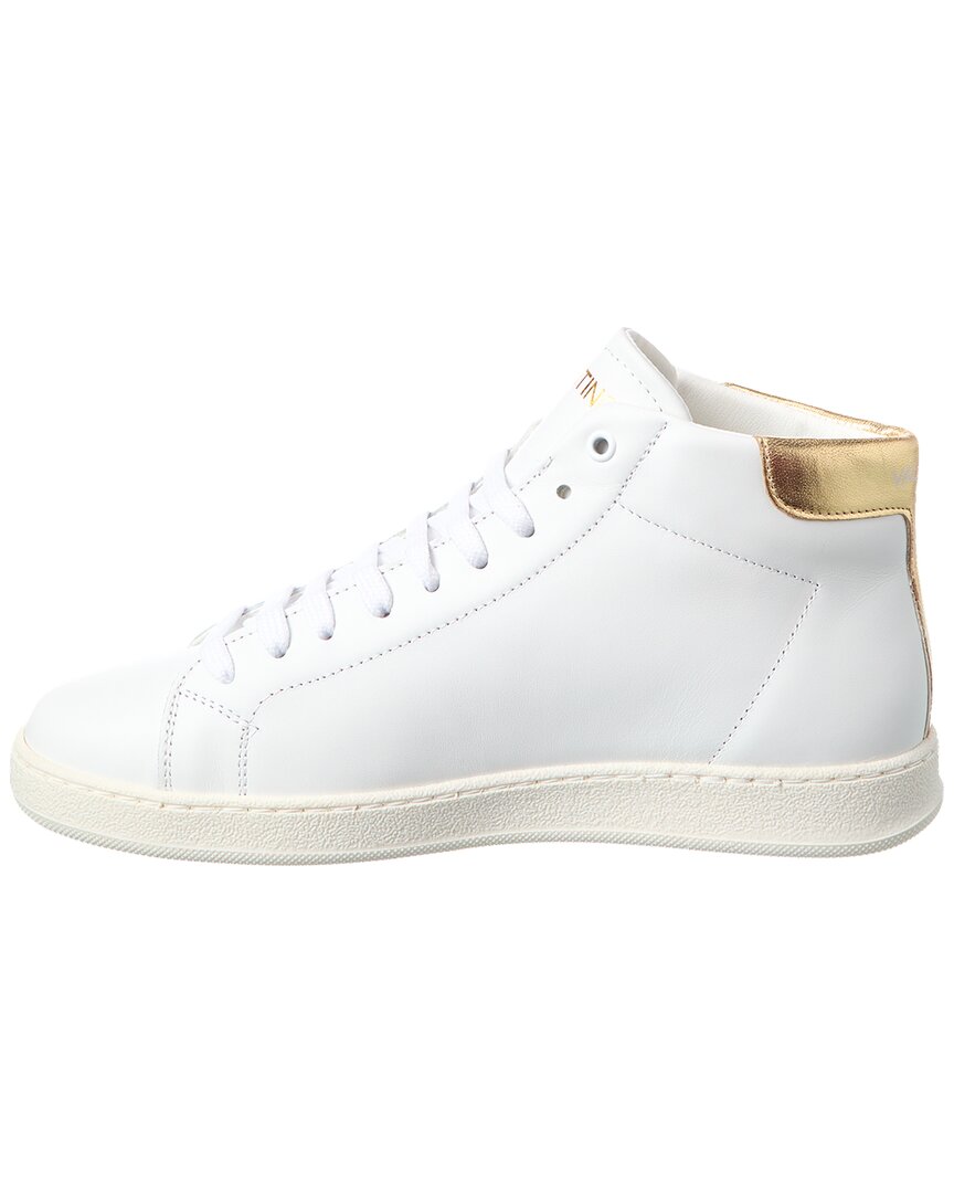 Valentino By Mario Valentino Gaia Leather High-Top Sneaker