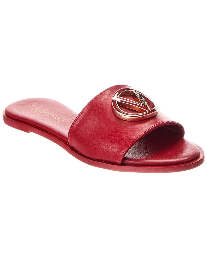 Valentino By Mario Valentino Bugola Leather Sandal Red