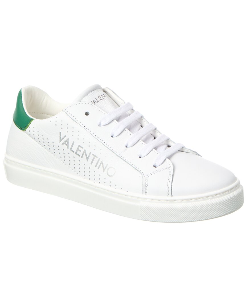 Valentino By Mario Valentino Kara Leather Sneaker White