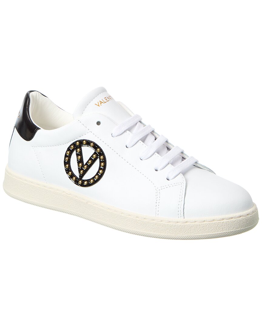 Valentino By Mario Valentino Mira Leather Sneaker White