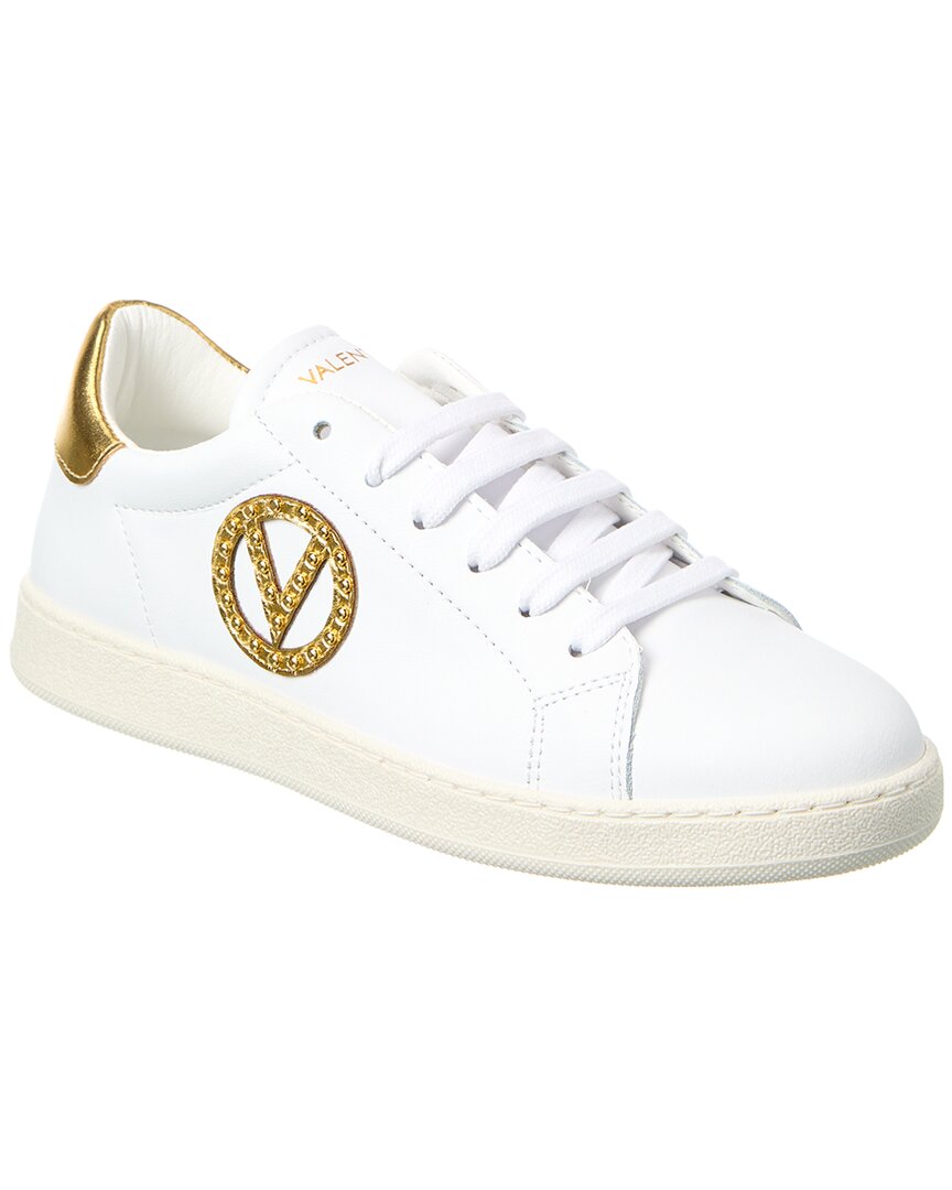 Valentino By Mario Valentino Mira Leather Sneaker White