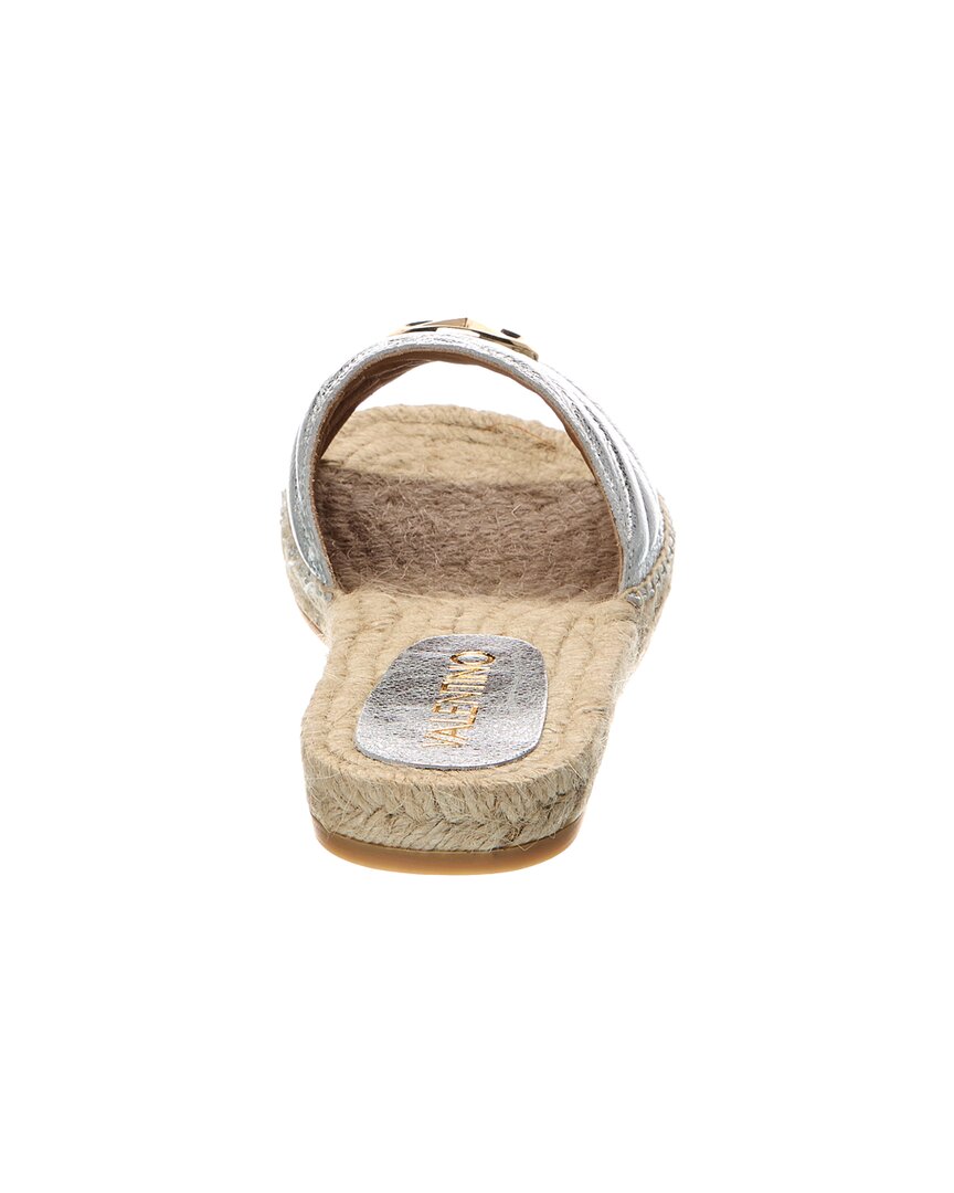 Valentino By Mario Valentino Clavel Leather Espadrille Sandal