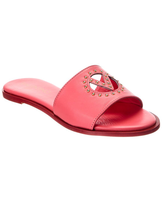 Valentino By Mario Valentino Bucola Leather Sandal Pink
