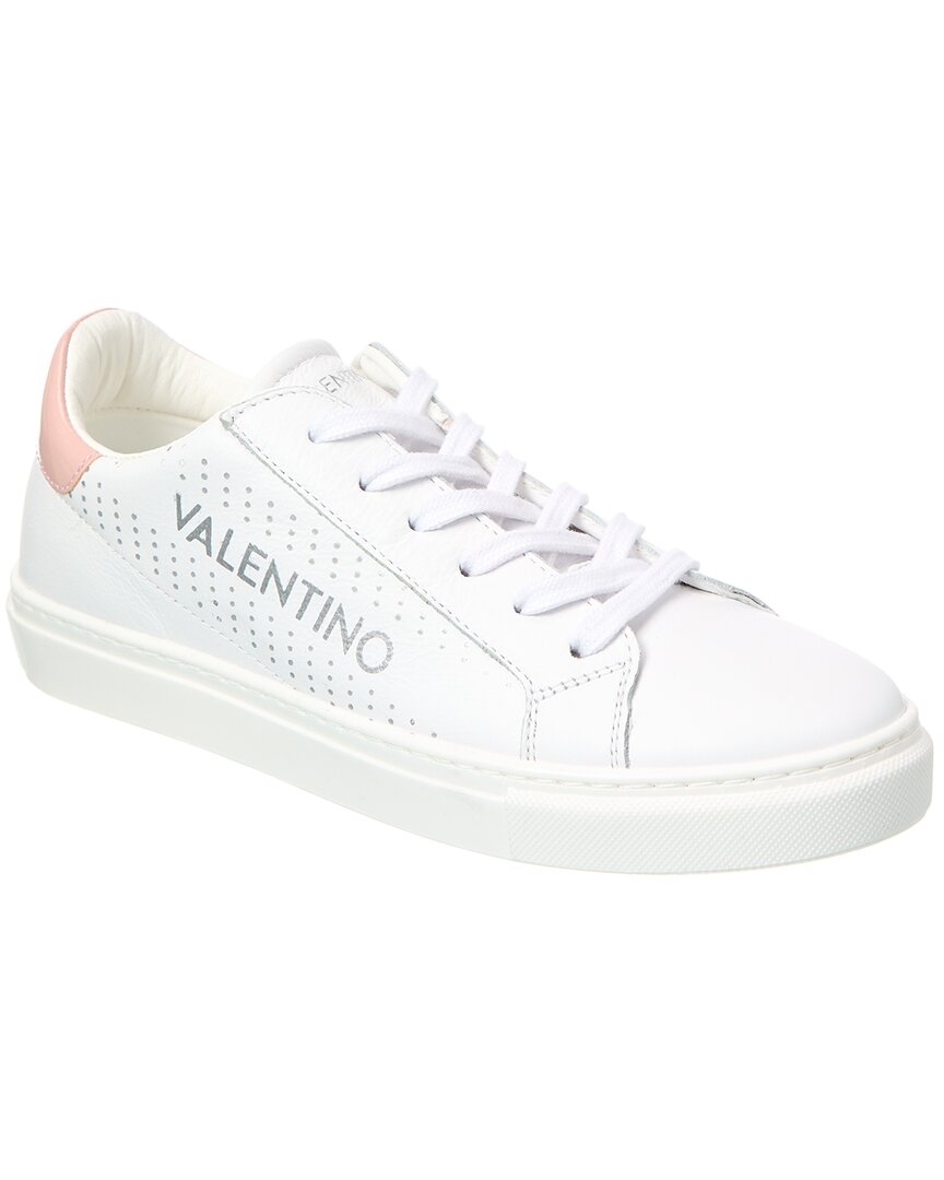 Valentino By Mario Valentino Kara Leather Sneaker White