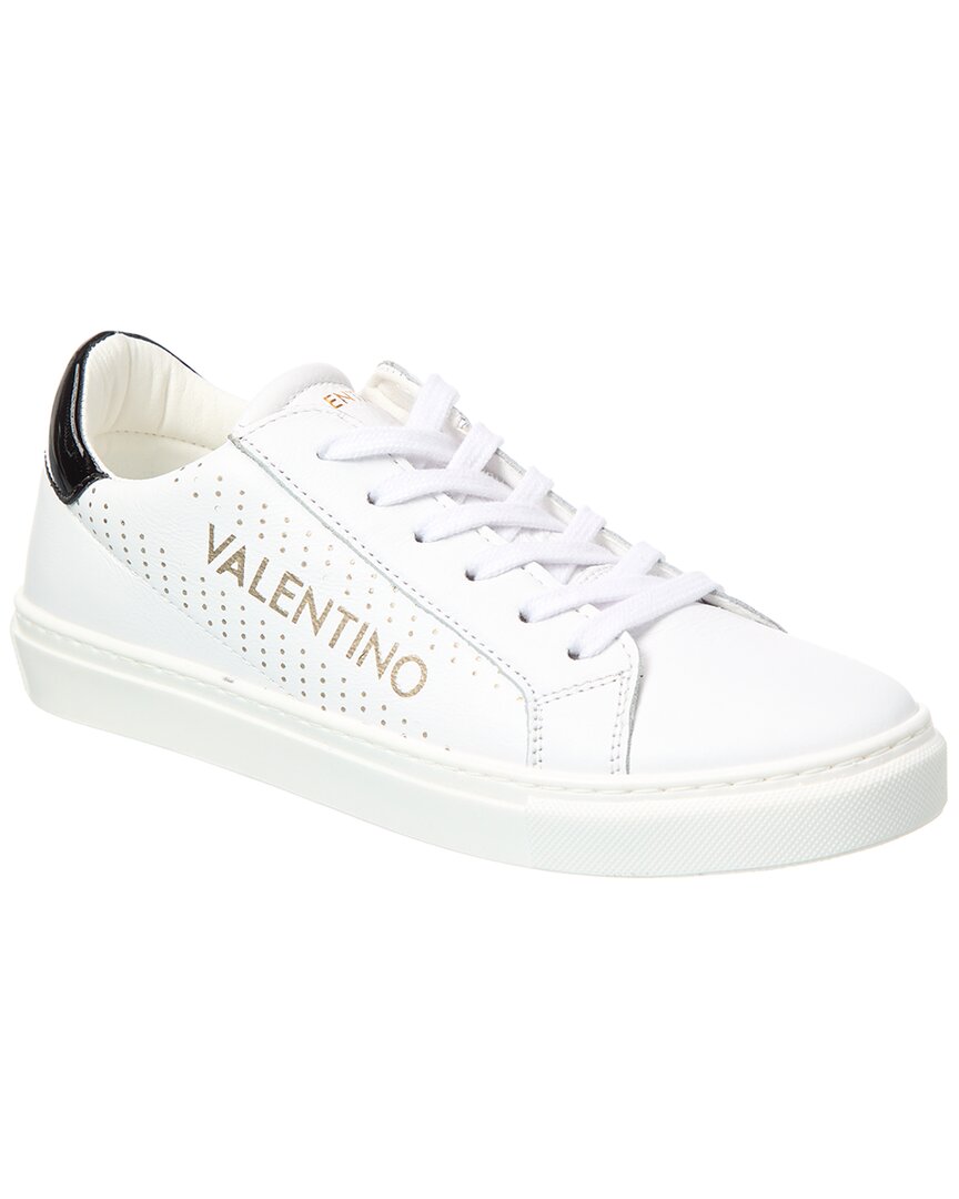Valentino By Mario Valentino Kara Leather Sneaker White