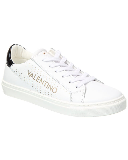 Valentino By Mario Valentino Kara Leather Sneaker White