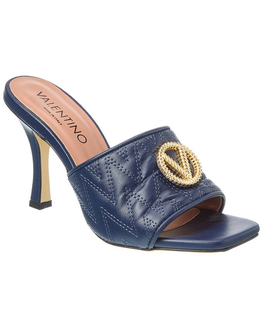 Valentino By Mario Valentino Venere Leather Sandal Blue
