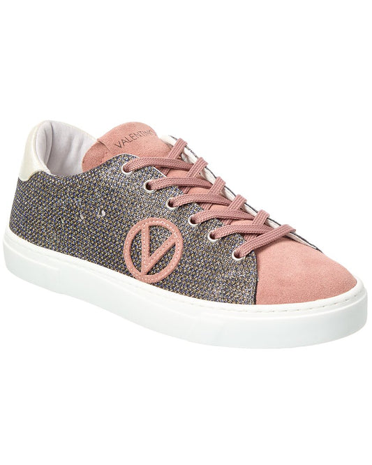 Valentino By Mario Valentino Laura Star Leather Sneaker Gold