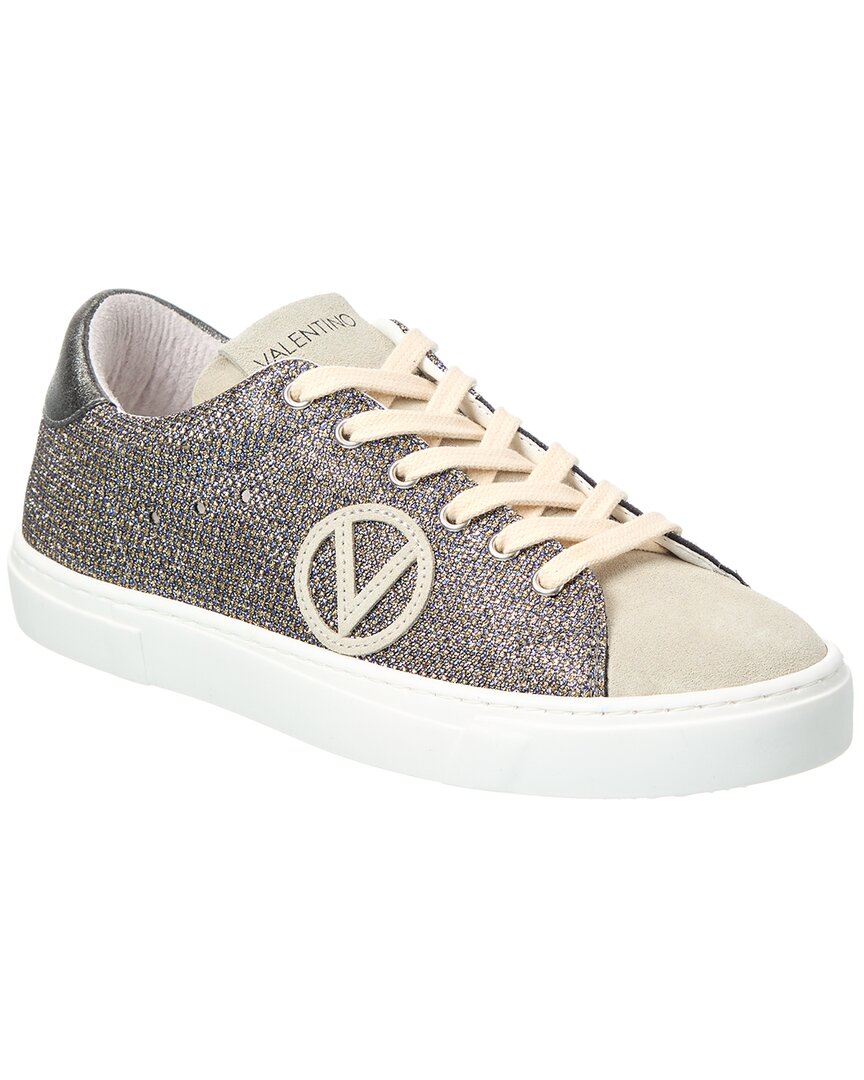 Valentino By Mario Valentino Laura Star Leather Sneaker Gold