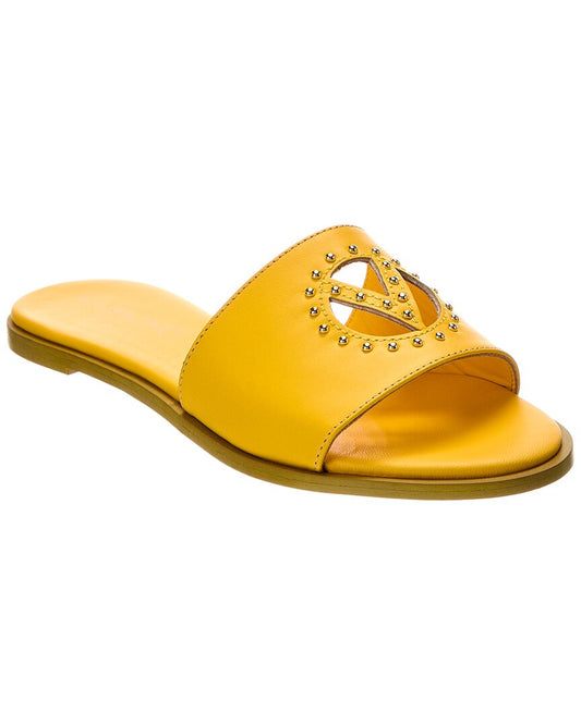 Valentino By Mario Valentino Bucola Leather Sandal Yellow