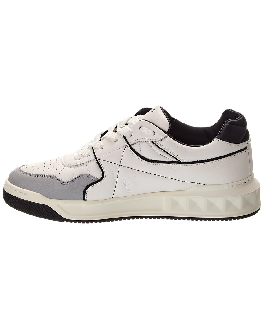 Valentino One Stud Leather Sneaker