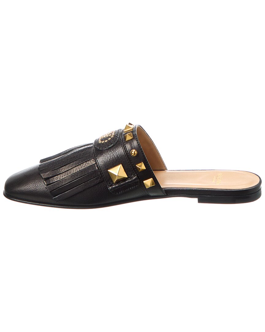 Valentino Grainy Leather Flat