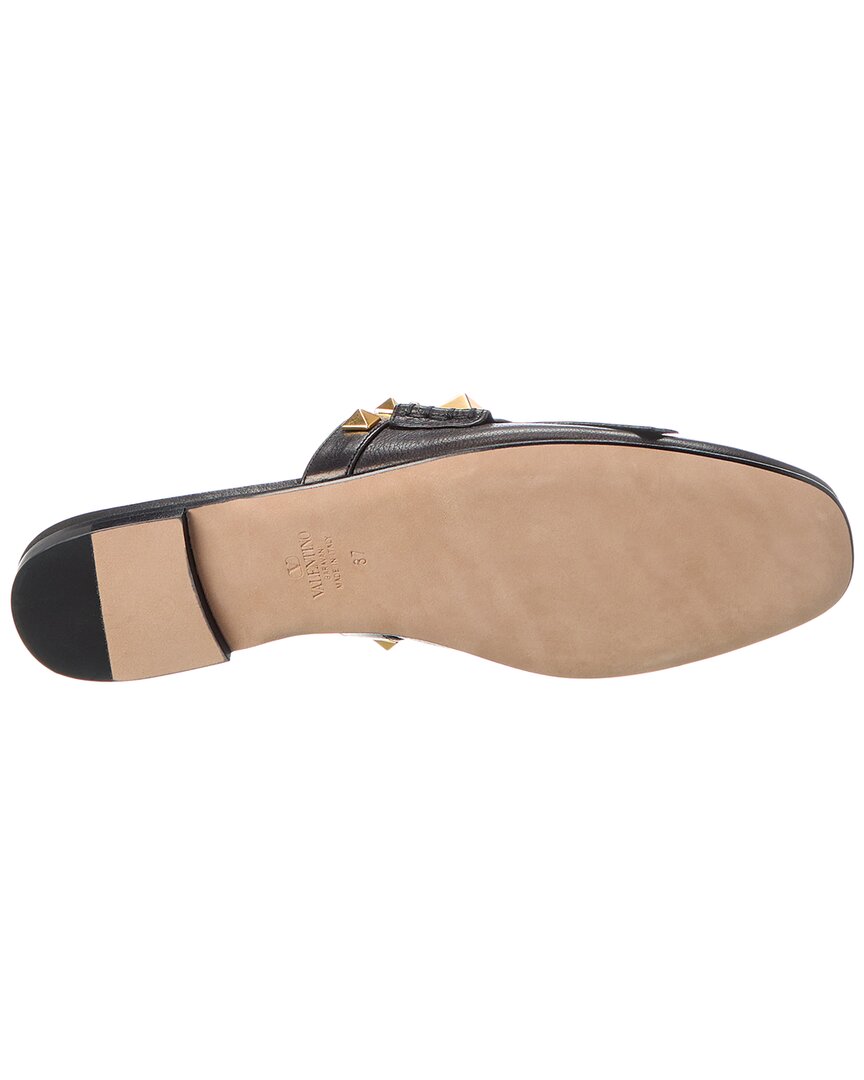 Valentino Grainy Leather Flat