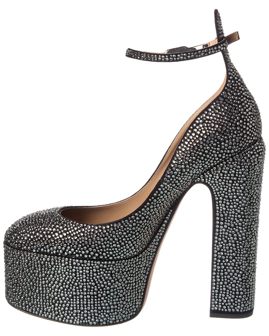 Valentino Tan-Go 155 Suede Platform Pump