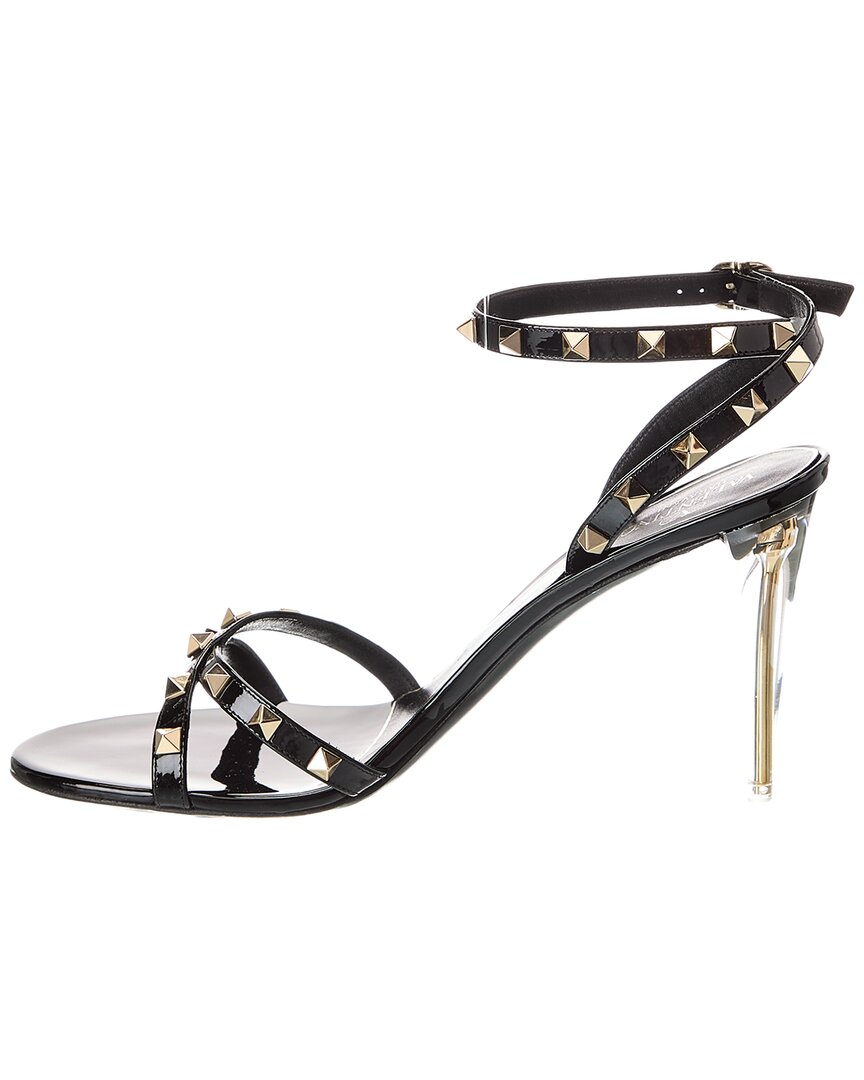 Valentino Rockstud 90 Patent Sandal