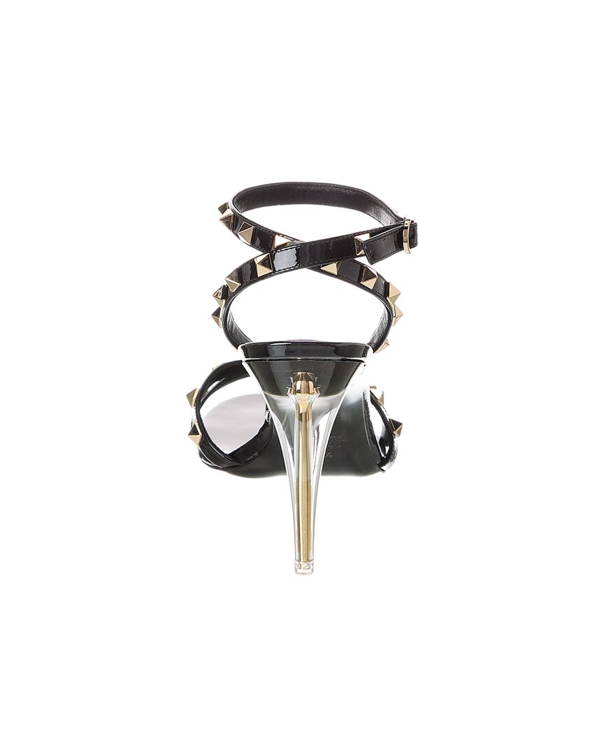 Valentino Rockstud 90 Patent Sandal