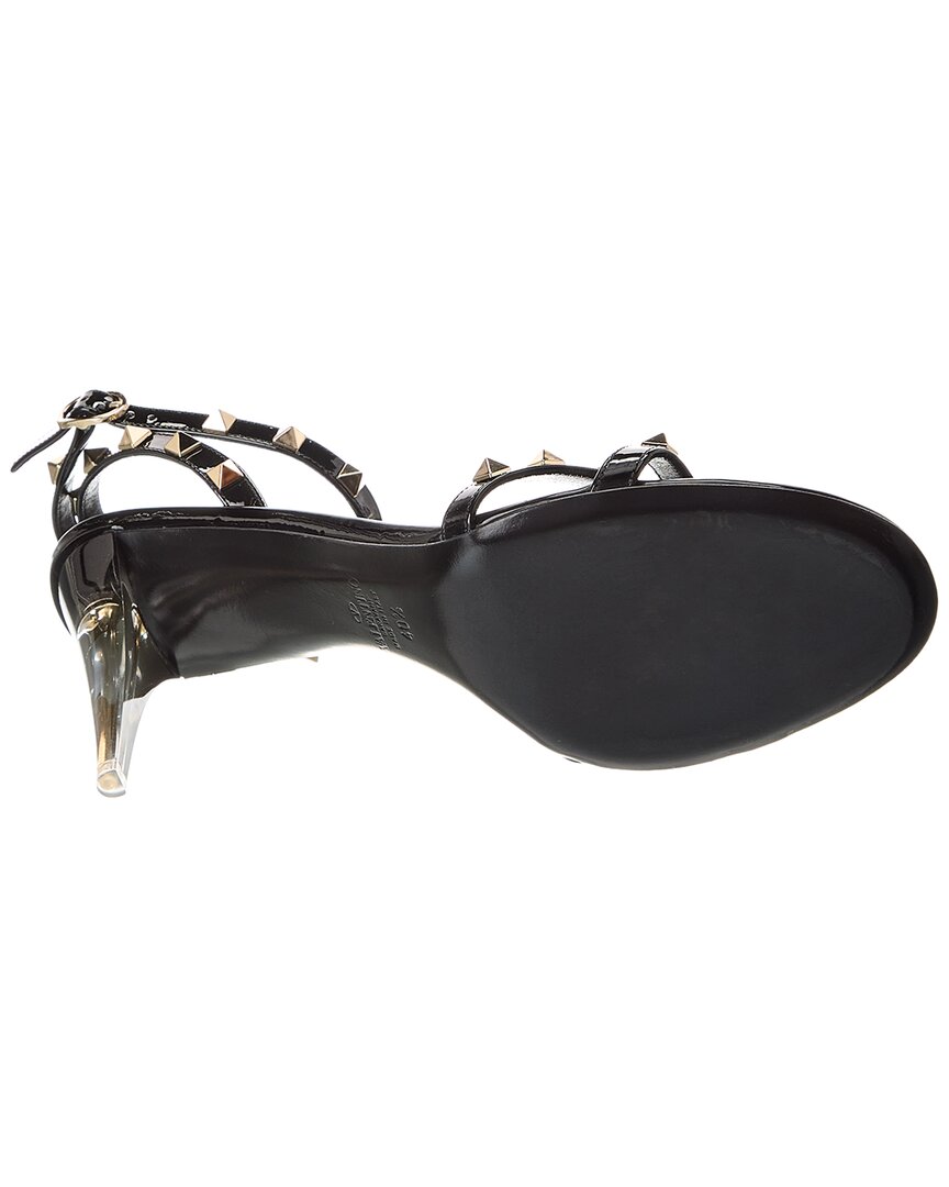 Valentino Rockstud 90 Patent Sandal