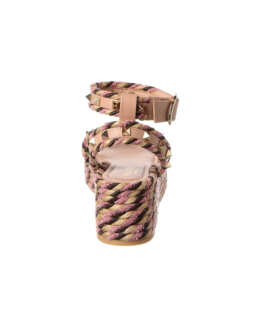 Valentino Rockstud 45 Leather Sandal