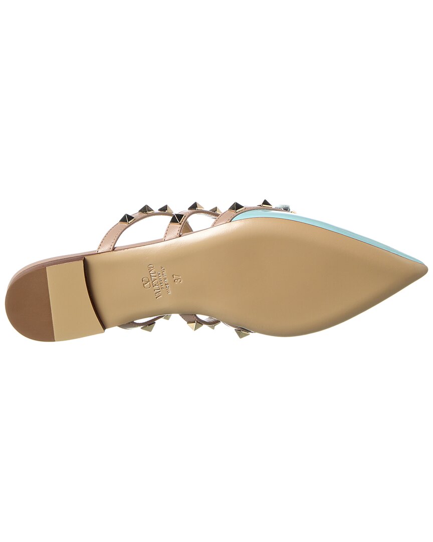 Valentino Rockstud Caged Patent Flat