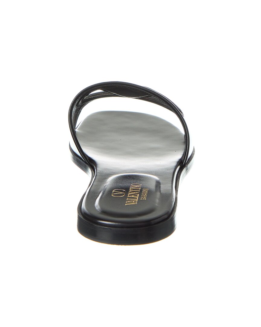 Valentino Vlogo Cutout Leather Sandal