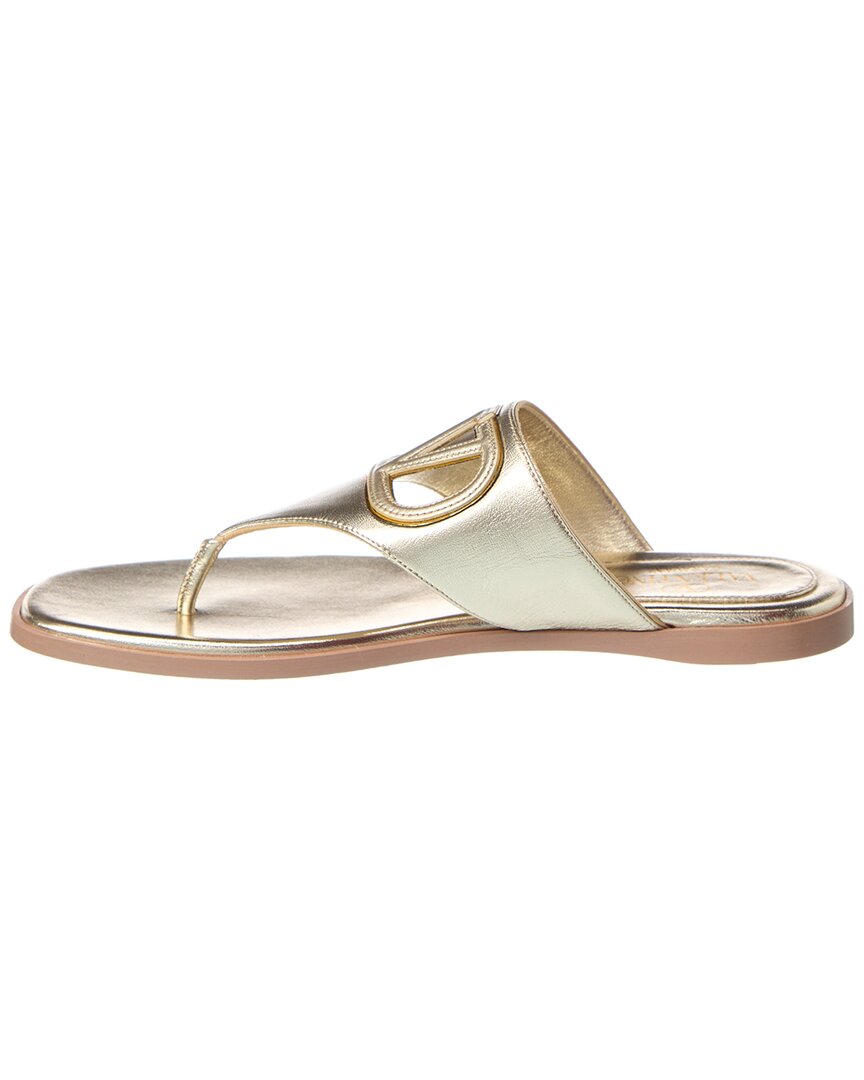 Valentino Vlogo Leather Sandal