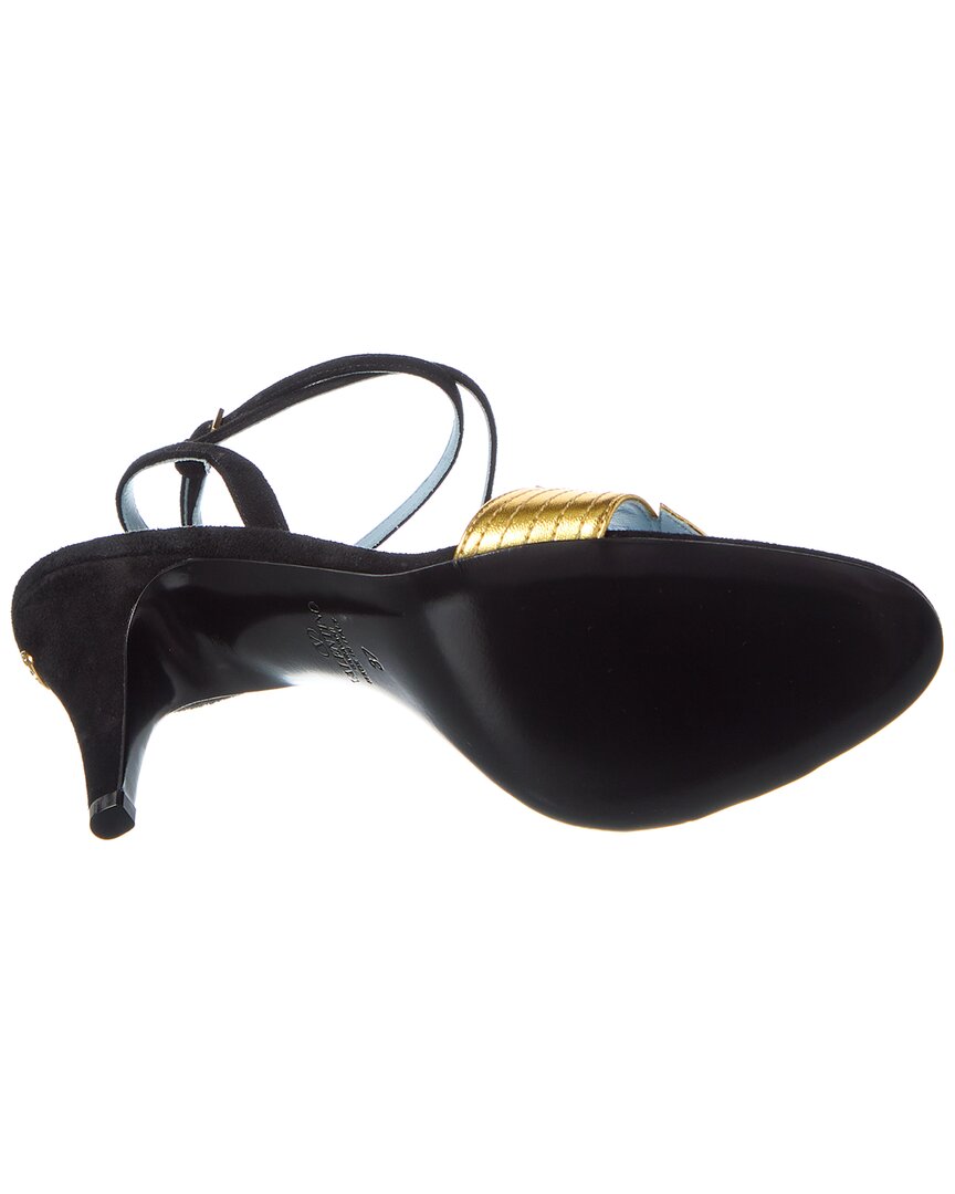 Valentino 85 Suede & Leather Sandal