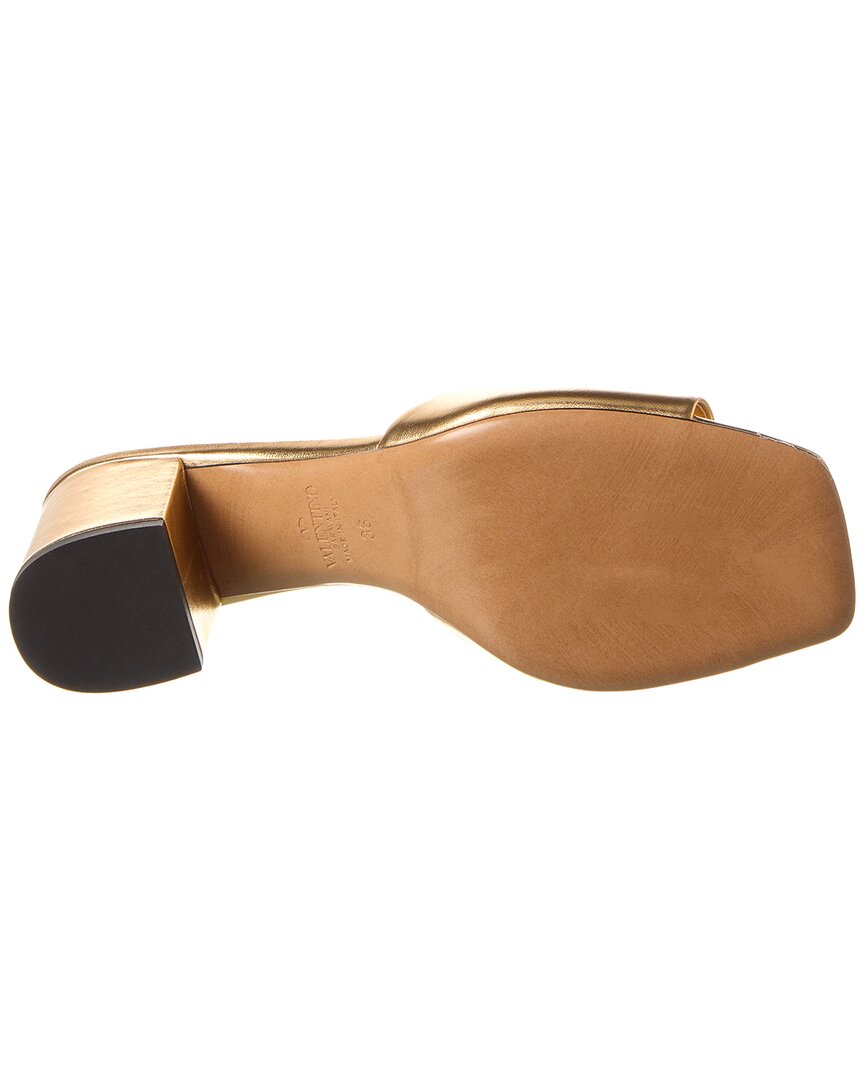 Valentino One Stud 60 Leather Sandal