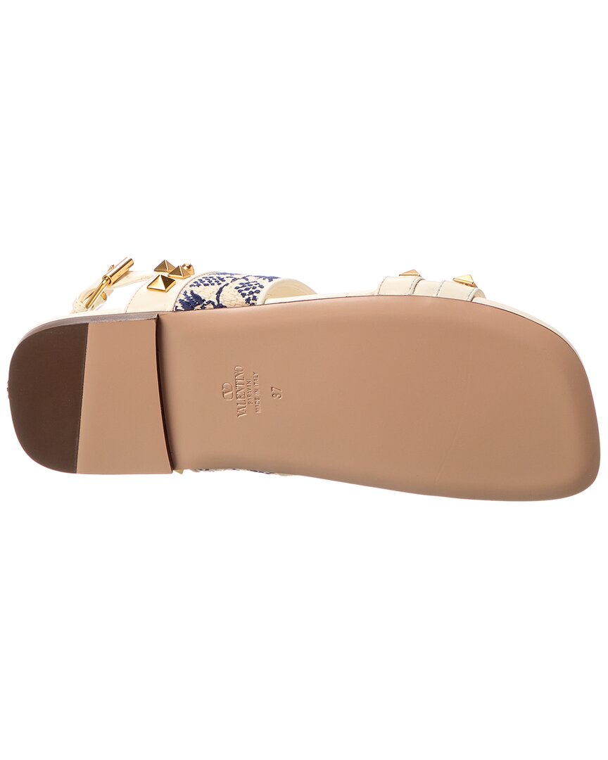 Valentino Rockstud Leather Sandal