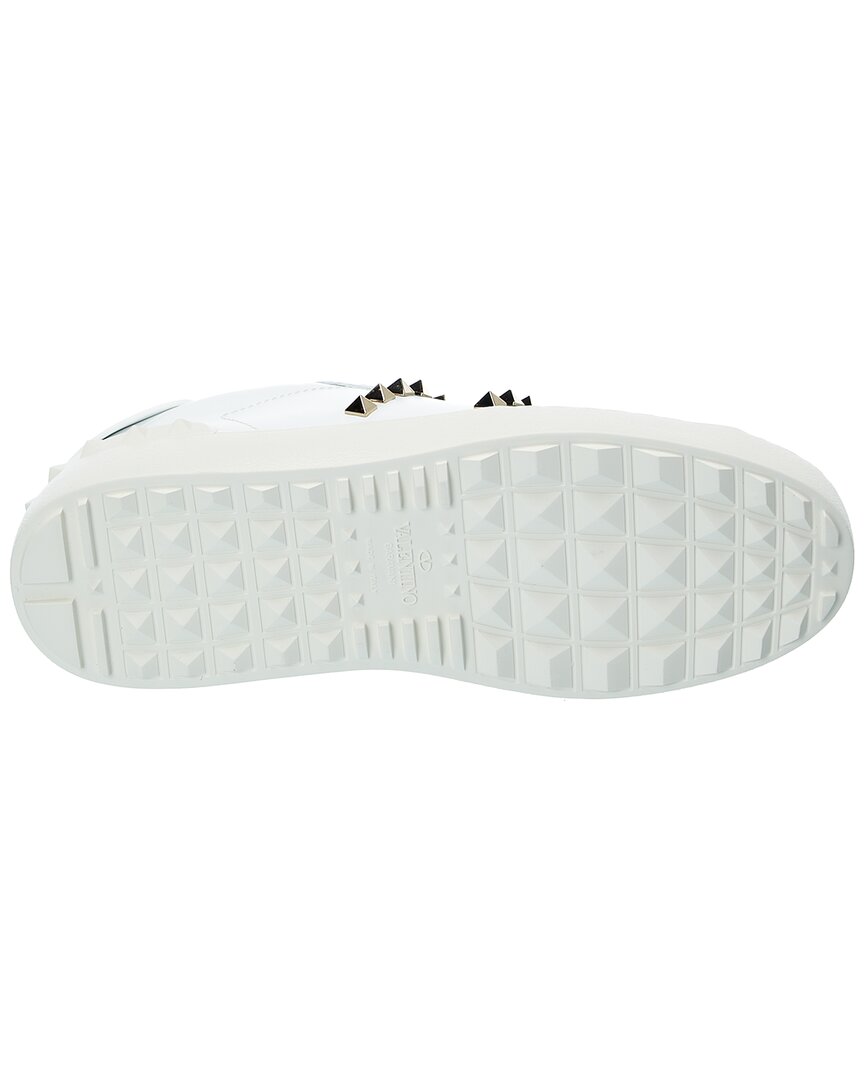 Valentino Rockstud Untitled Leather Sneaker