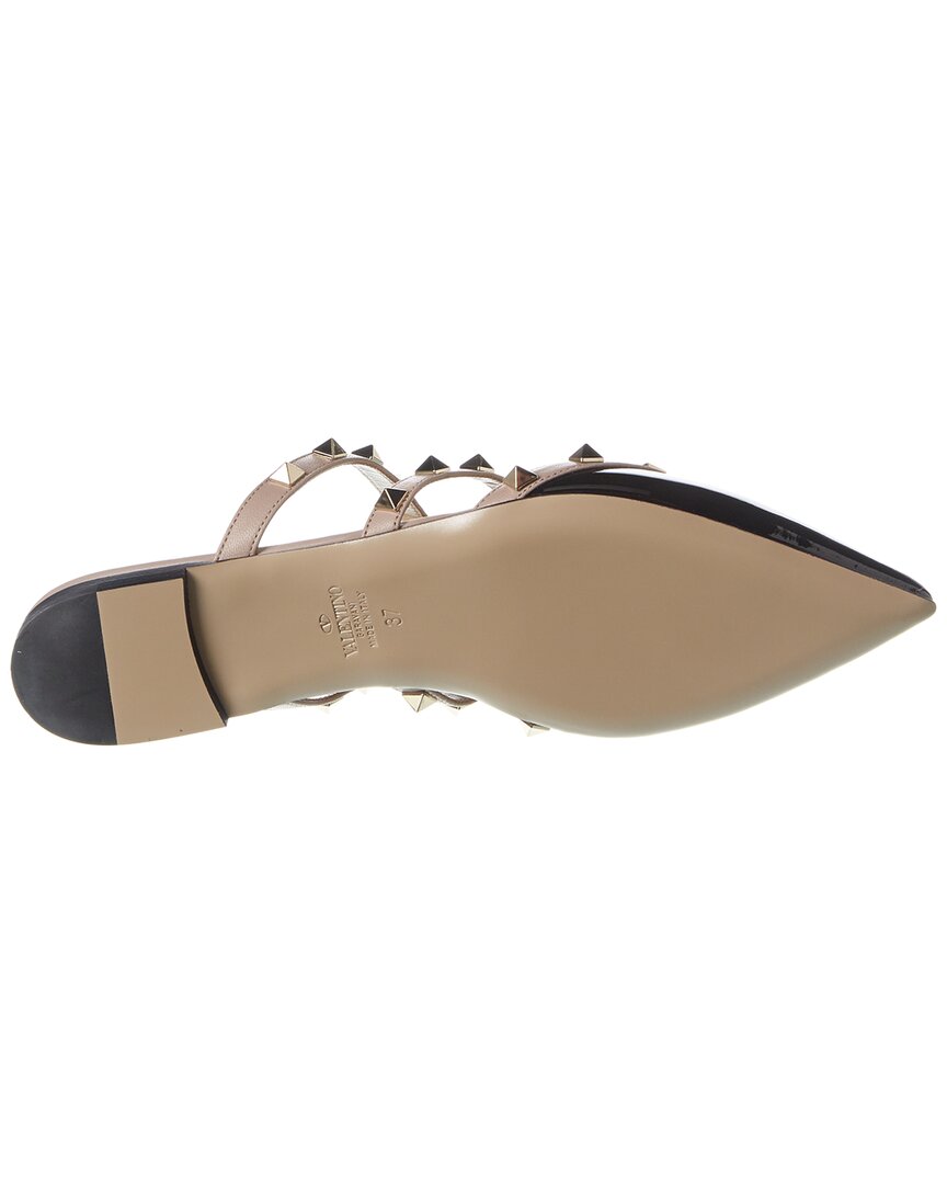 Valentino Rockstud Caged Patent Flat