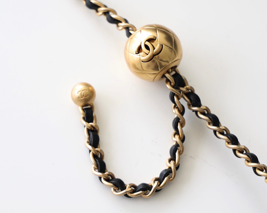 CHANEL FLAP BAG 20CM GOLD HARDWARE BLACK LAMBSKIN