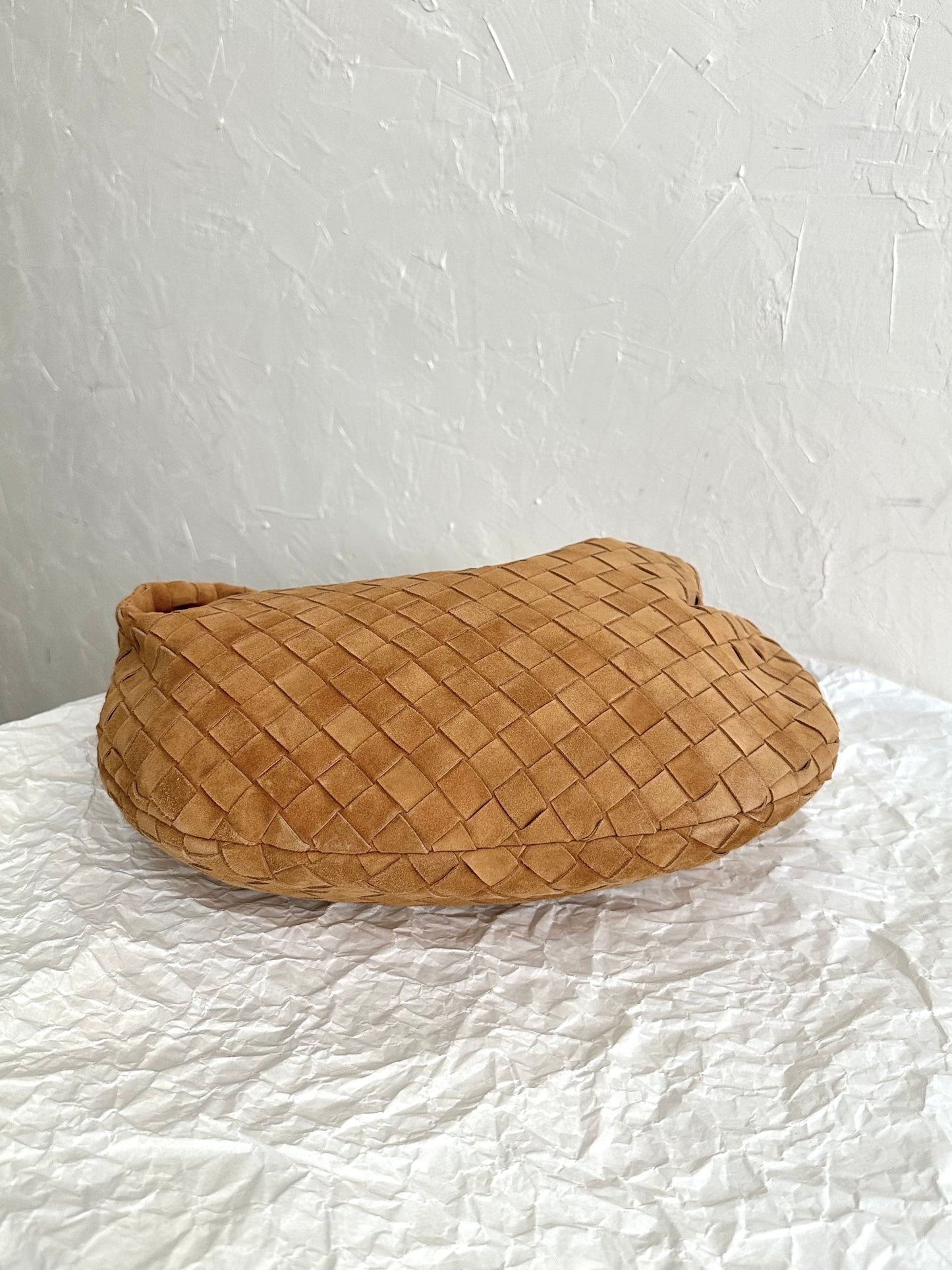 Bottega Veneta BV TEEN JODIE 36CM BROWN SUEDE LEATHER