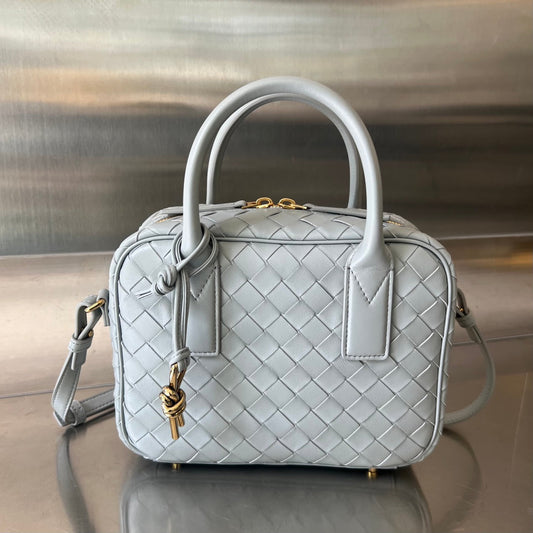 Bottega Veneta BV GETAWAY SMALL 23CM GREY LAMBSKIN