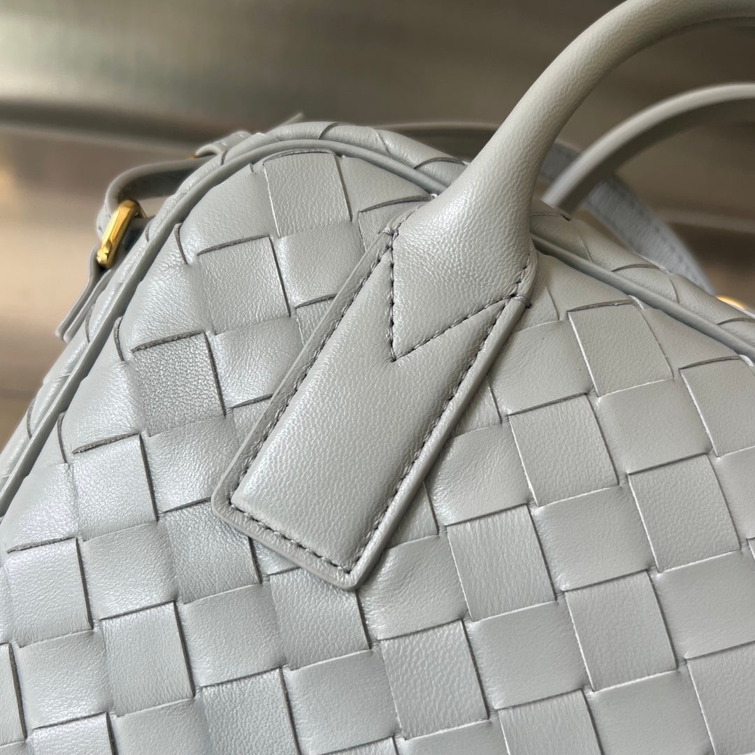 Bottega Veneta BV GETAWAY SMALL 23CM GREY LAMBSKIN