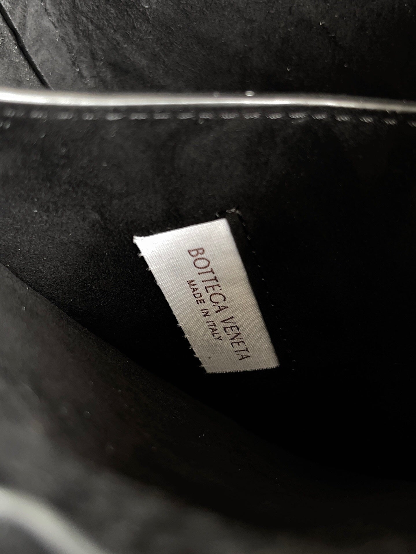 Bottega Veneta BV SMALL DROP 32CM BLACK LAMBSKIN