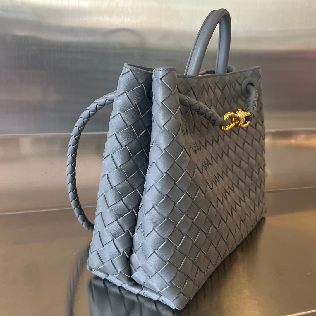 Bottega Veneta BV MEDIUM ANDIAMO 32CM DARK GREY LAMBSKIN