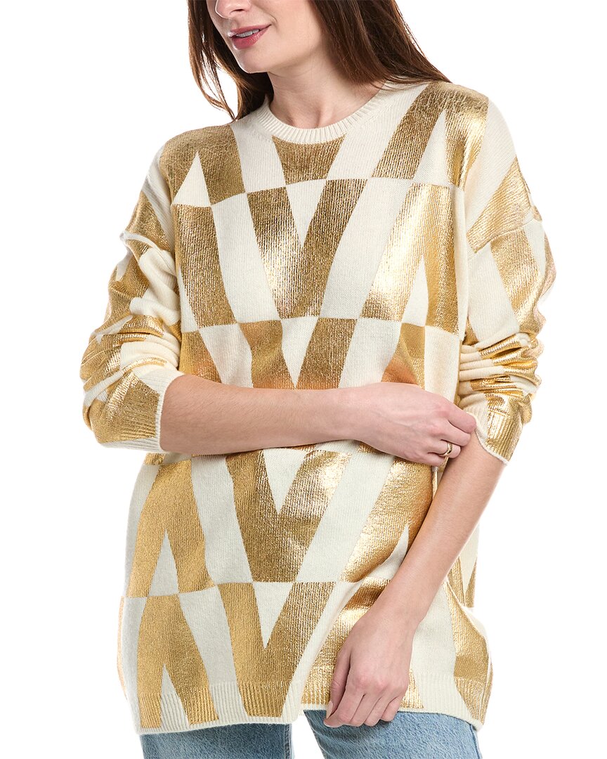 Valentino Maglia Long Sleeve Top White