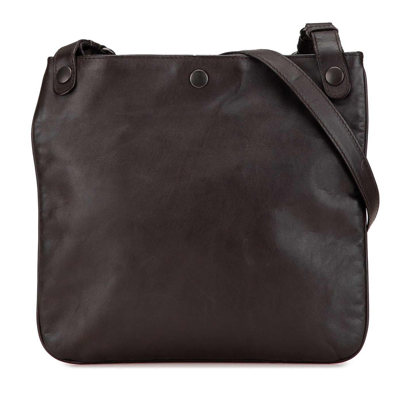 Brown Bottega Veneta Leather Intrecciato Crossbody