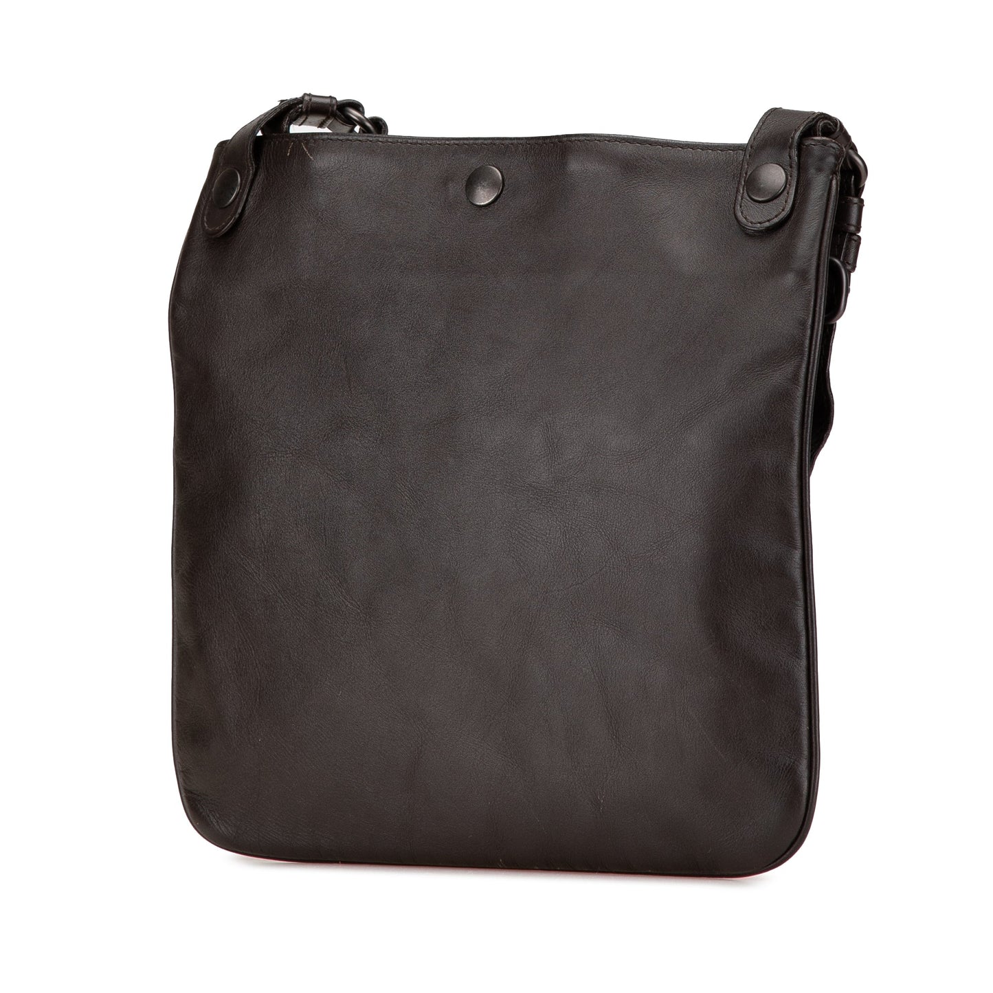 Brown Bottega Veneta Leather Intrecciato Crossbody