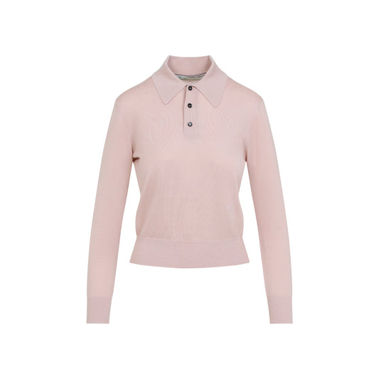 Bottega Veneta Long Sleeve Polo Top Women