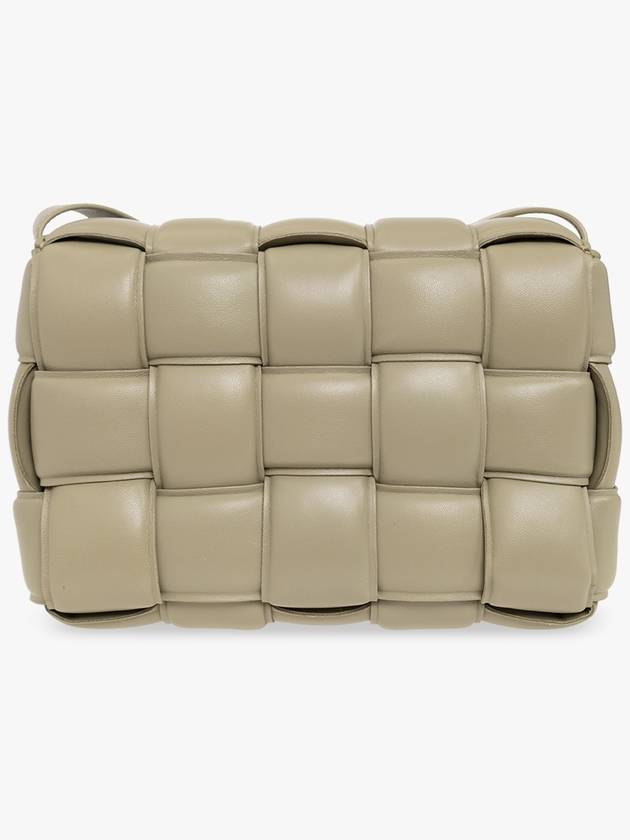 Bottega Veneta Gold Padded Cassette Cross Bag Travertine
