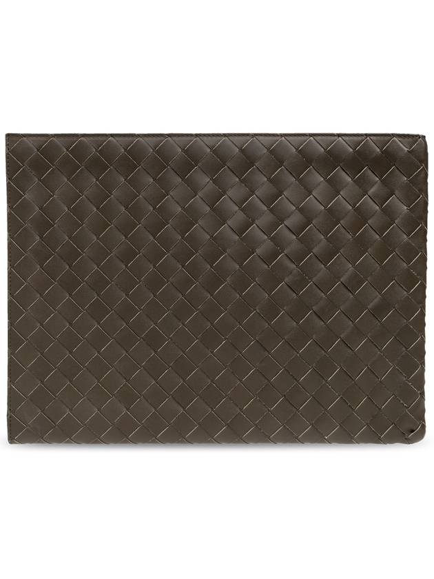 Bottega Veneta Bottega Veneta Leather Briefcase, Men's, Brown