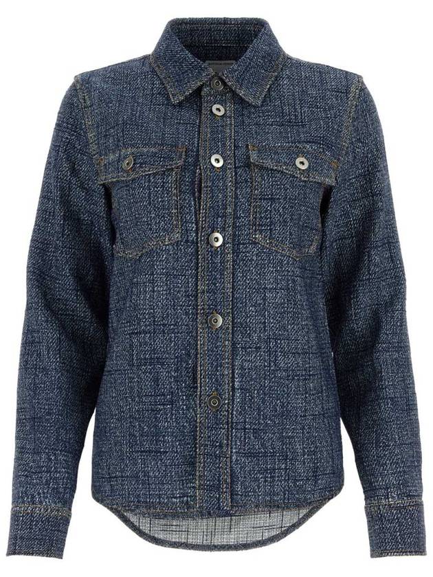 Bottega Veneta 24 ss Denim Print Shirt 737322 V3P50 4205 B0110972520